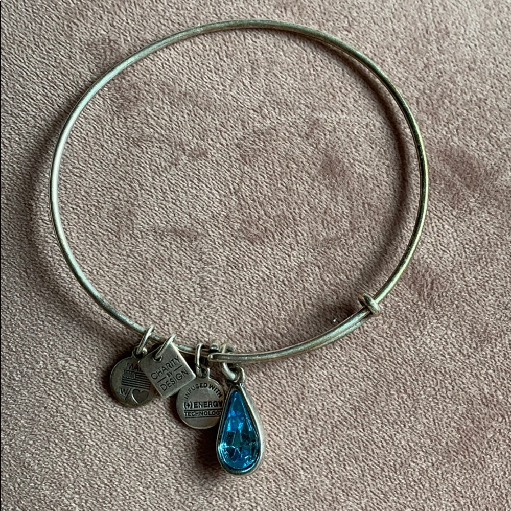 Alex and Ani Crystal Water Drop Bracelet